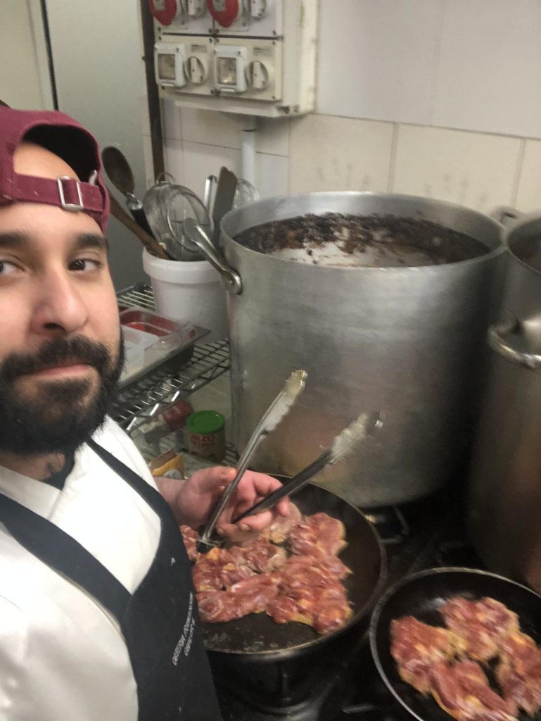 Me making staff food 